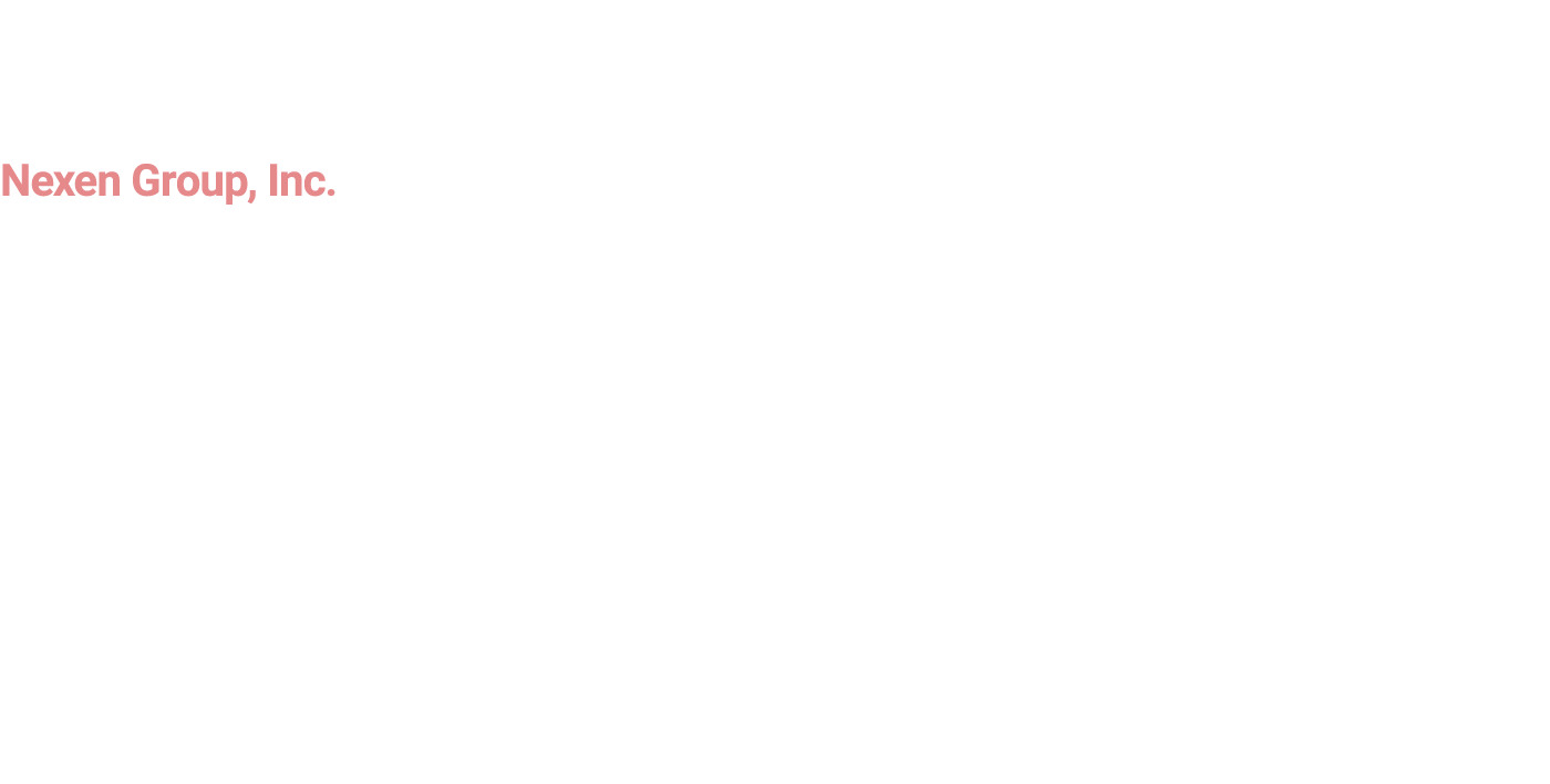 About Nexen Group, Inc  Nexen Group, Inc  is a worldwide leader in power transmission, linear and rotary motion, and    
