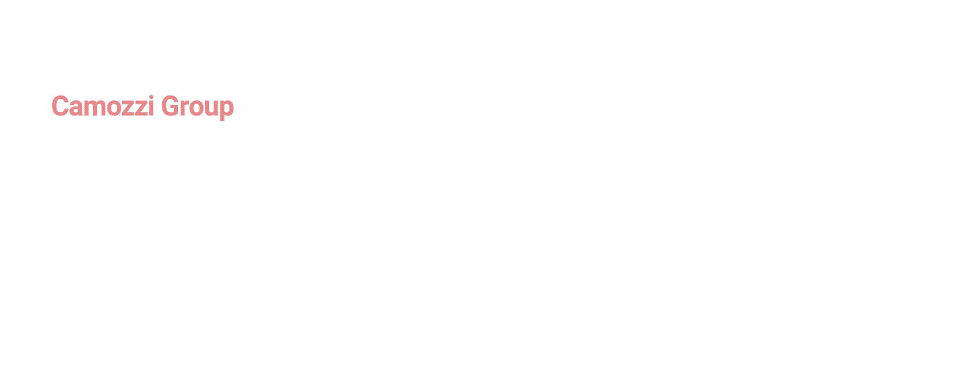 About Camozzi Group  The Camozzi Group is an Italian global leader in the production of components and systems for in   